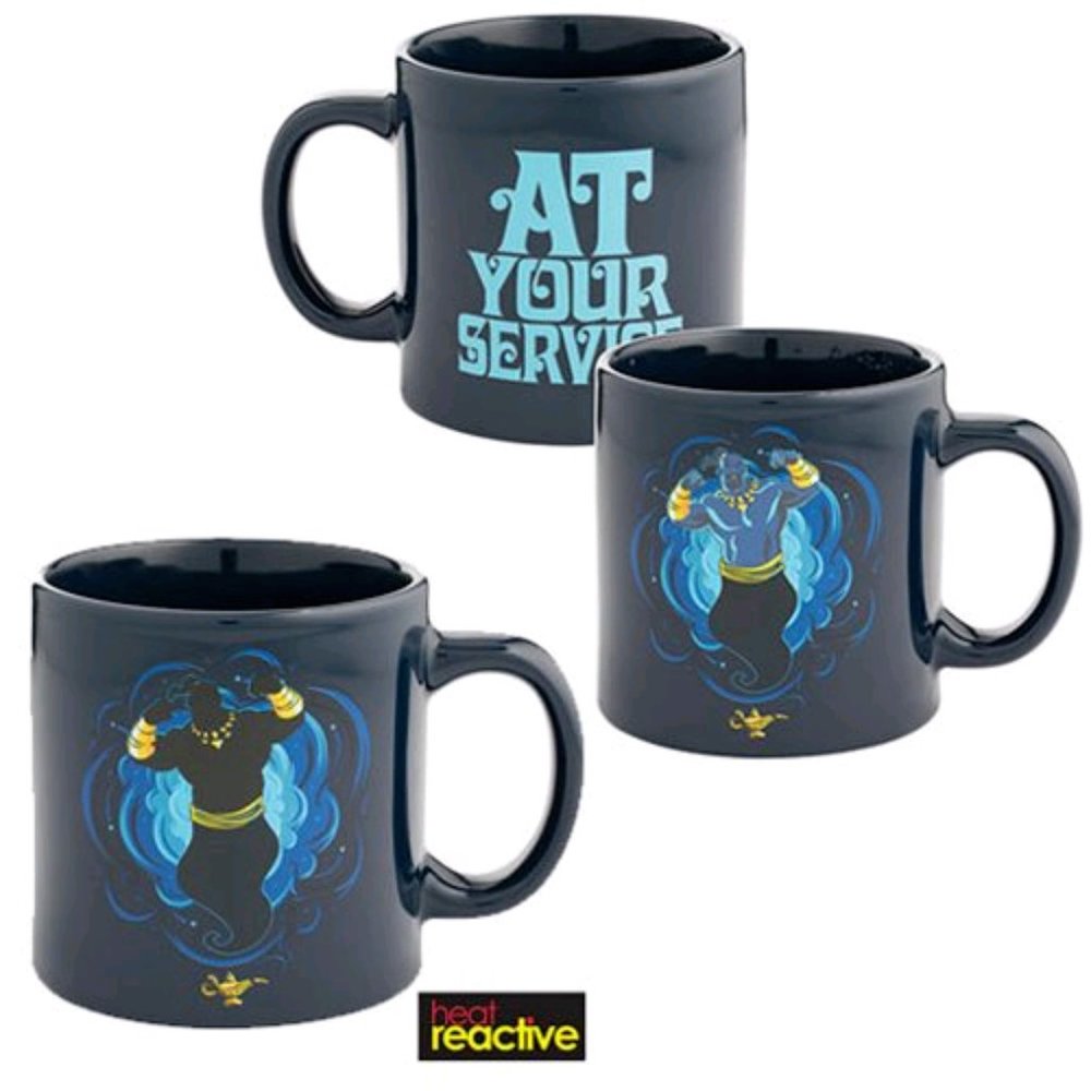 Disney Aladdin Genie Mug / Cup. Heat Reactive